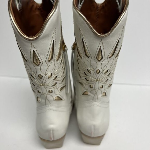 Golo Mae Women's Western Boots White, Size 9.5M - Picture 4 of 6